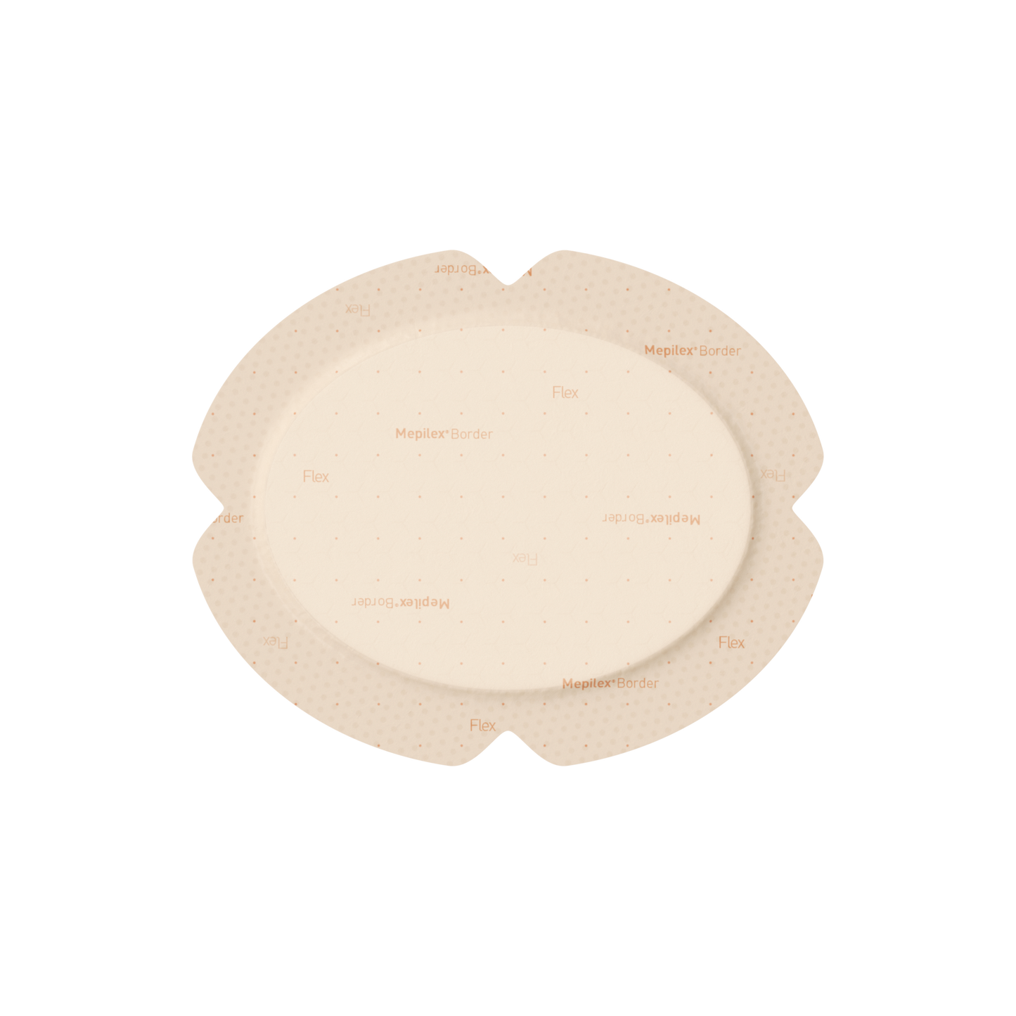 Mepilex® Border Flex Oval Dressing