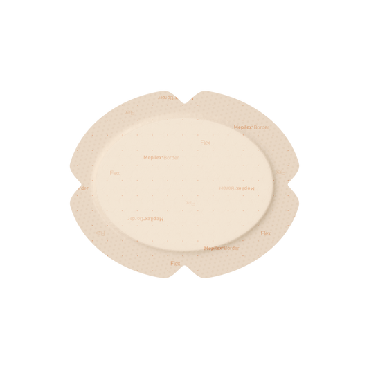 Mepilex® Border Flex Oval Dressing