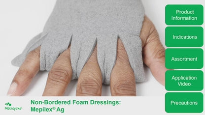 Mepilex® Ag Silver Foam Dressing