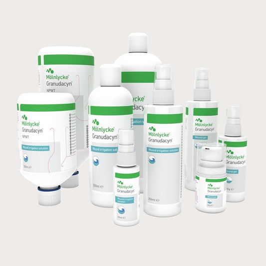 Granudacyn® Wound Irrigation Solution & Gel